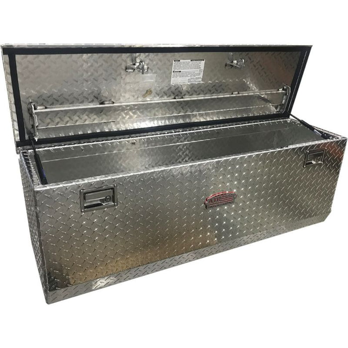 ATB Top Chest Toolbox Single Lid Double Handle 18" H x 18" D x 54" W Bright Aluminum Model A-TC42B-181854S-TT