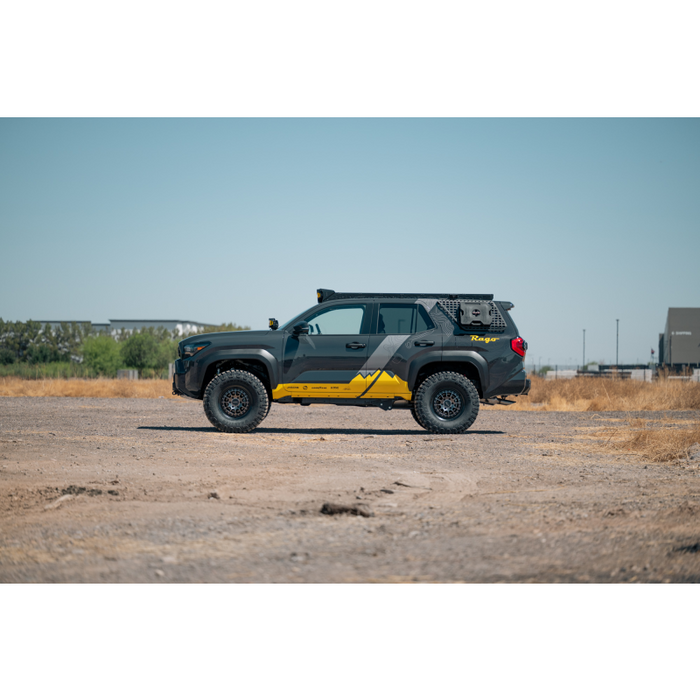 Rago Fabrication Toyota Roof Rack Baja Designs LP6 Round Light Mount Model AC710910301