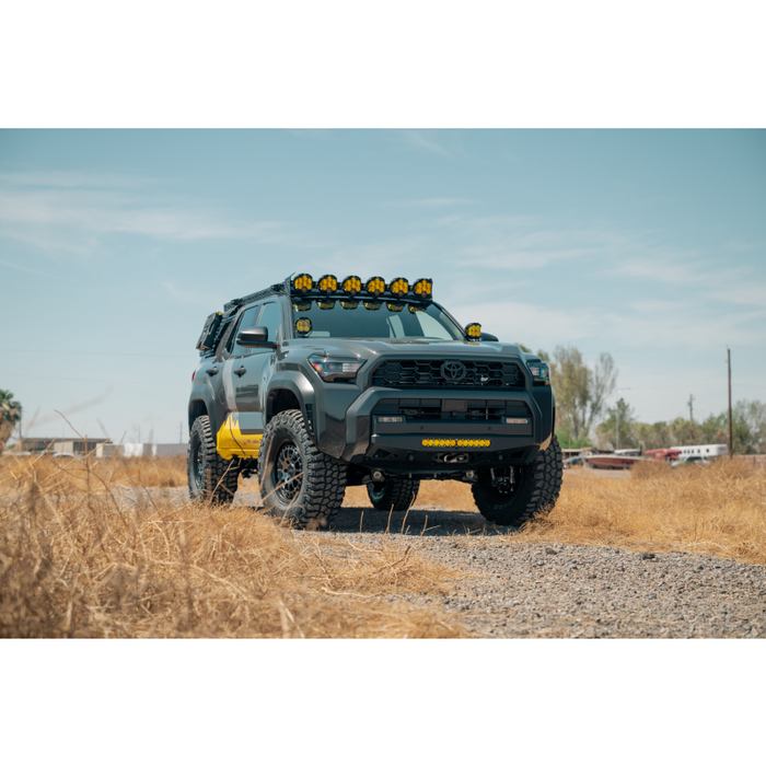 Rago Fabrication Toyota Roof Rack Baja Designs LP6 Round Light Mount Model AC710910301