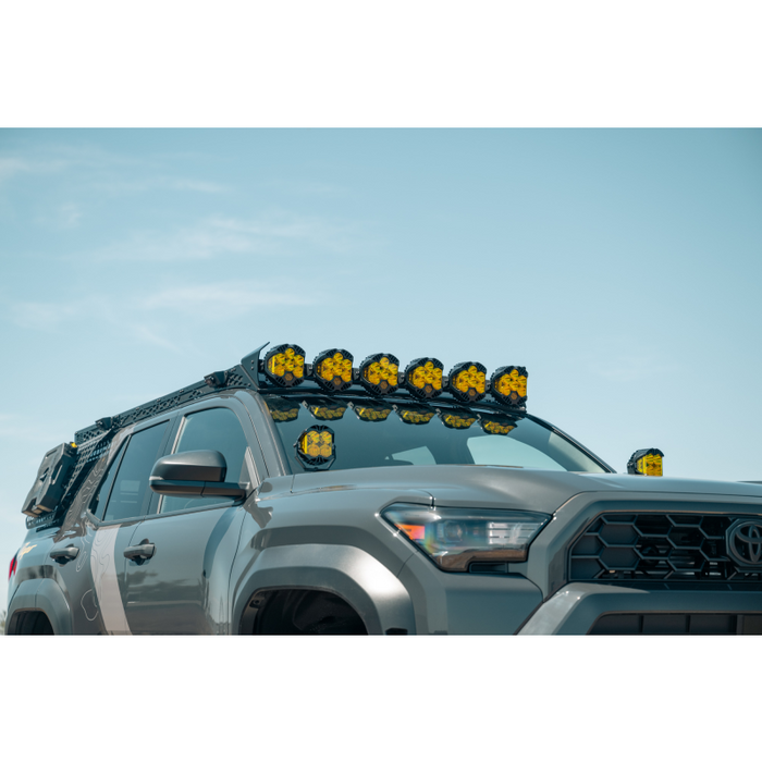 Rago Fabrication Toyota Roof Rack Baja Designs LP6 Round Light Mount Model AC710910301