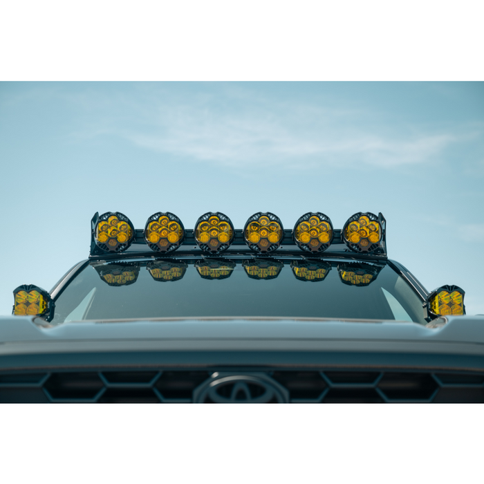 Rago Fabrication Toyota Roof Rack Baja Designs LP6 Round Light Mount Model AC710910301