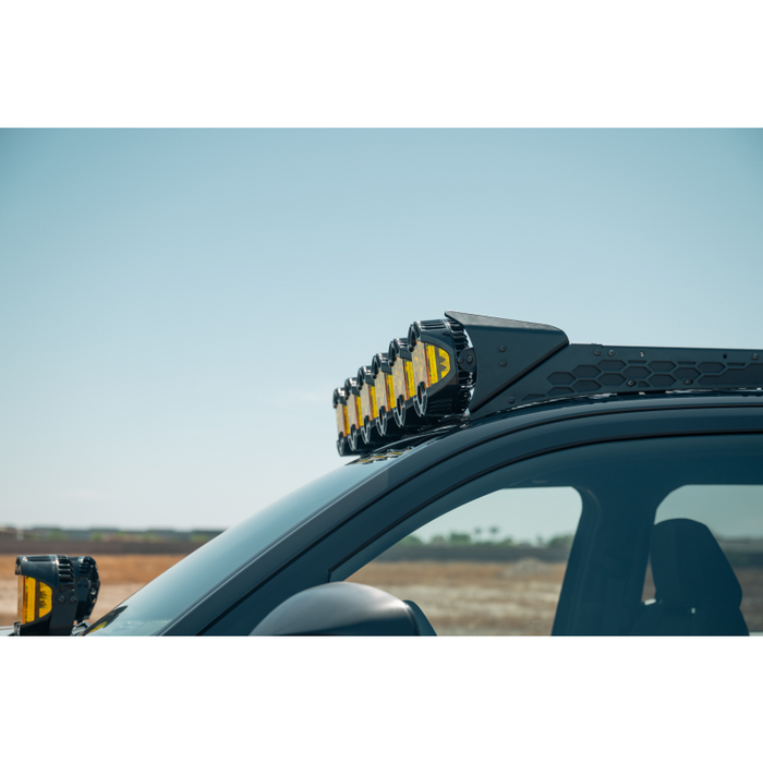 Rago Fabrication Toyota Roof Rack Baja Designs LP6 Round Light Mount Model AC710910301
