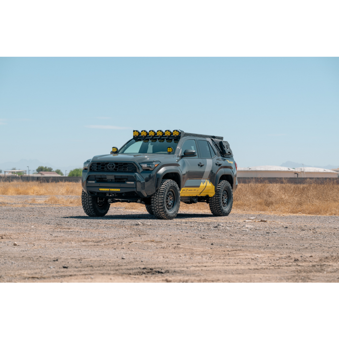 Rago Fabrication Toyota Roof Rack Baja Designs LP6 Round Light Mount Model AC710910301