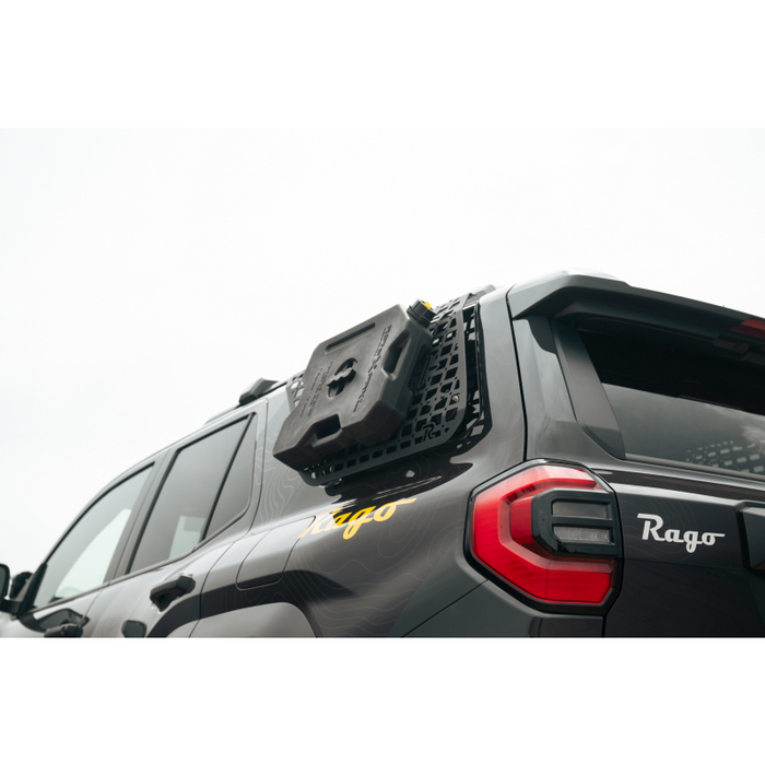 Rago Fabrication 2025+ Toyota 4Runner Exterior Molle Storage Panels for Factory Roof Rails - Driver Side Model AC7109301NA