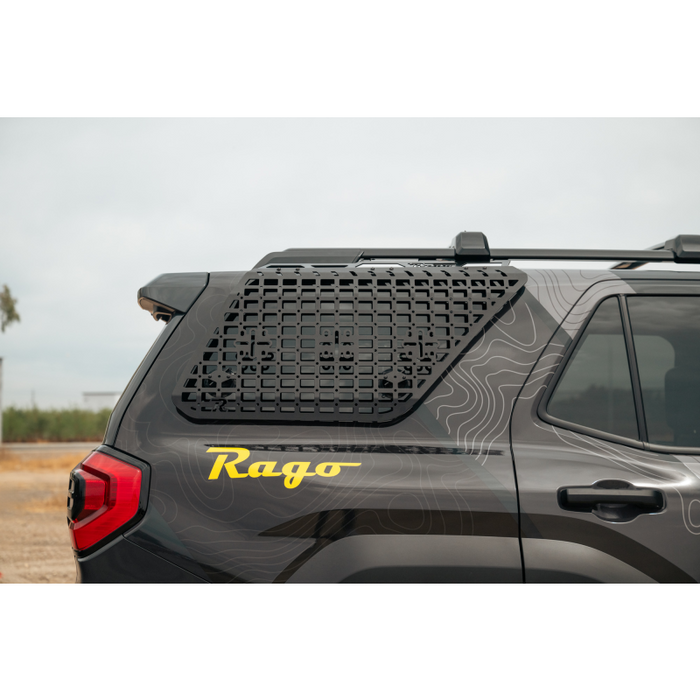 Rago Fabrication 2025+ Toyota 4Runner Exterior Molle Storage Panels for Factory Roof Rails - Passenger Side Model AC7109401NA