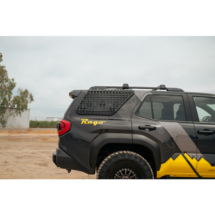 Rago Fabrication 2025+ Toyota 4Runner Exterior Molle Storage Panels for Factory Roof Rails - Passenger Side Model AC7109401NA