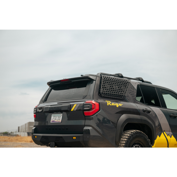 Rago Fabrication 2025+ Toyota 4Runner Exterior Molle Storage Panels for Factory Roof Rails - Passenger Side Model AC7109401NA