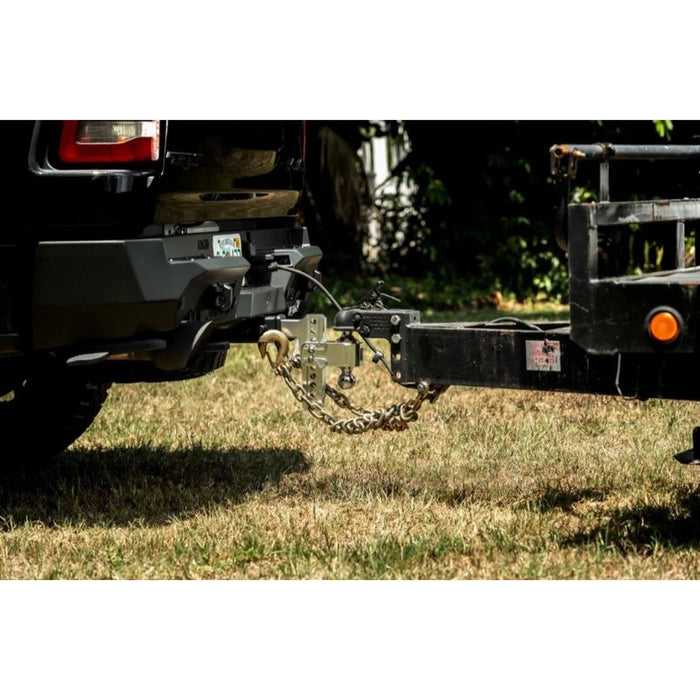 BulletProof Hitches 2.5" Aluminum Medium Duty 6" Drop/Rise Hitch - Stainless Ball Model Model AL256S