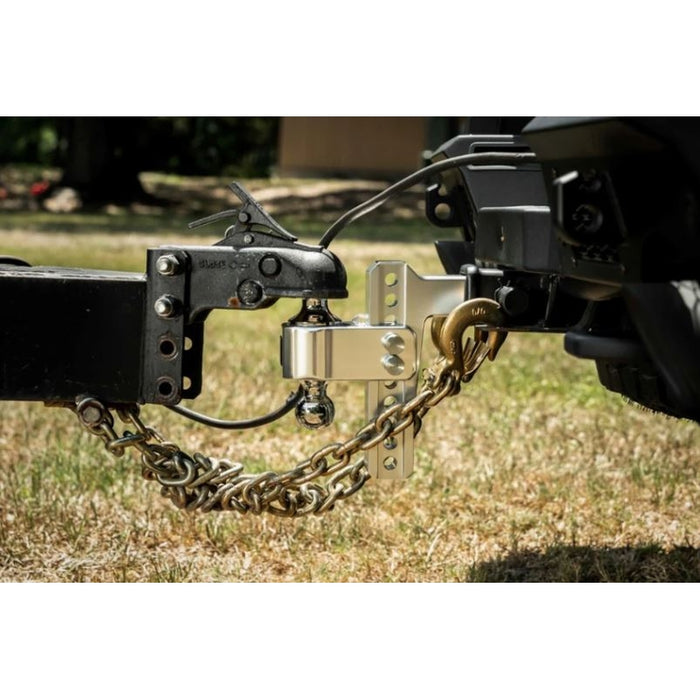 BulletProof Hitches BulletProof 2.0" Aluminum Medium Duty 6" Drop/Rise Hitch - Stainless Model AL206S
