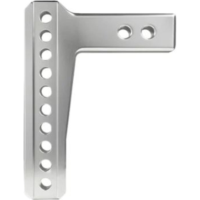 BulletProof Hitches 2.5" Aluminum Medium Duty 6" Drop/Rise Hitch - Stainless Ball Model Model AL256S
