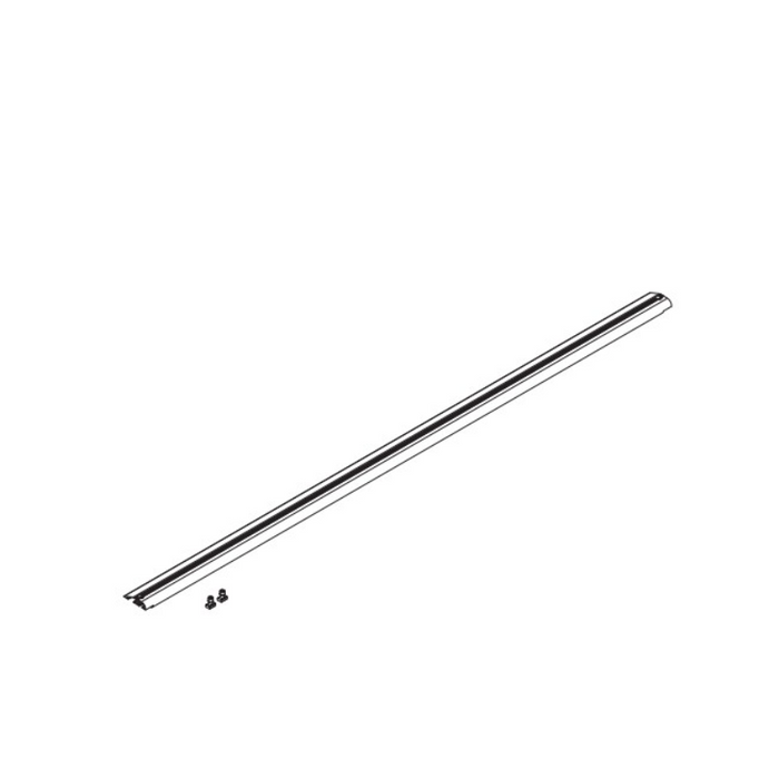 Prime Design AluRack 53" Add-on Crossbar Kit Clear Anodized Model AR-2010