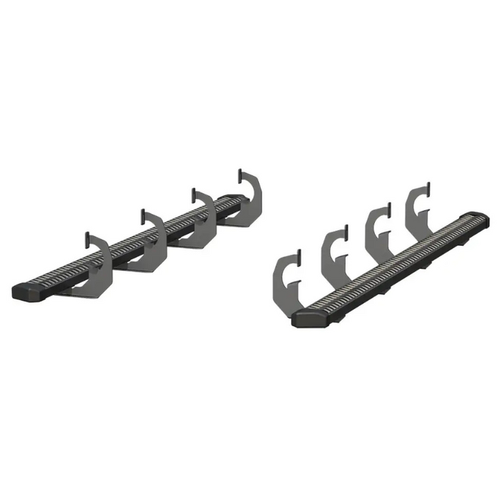 ARIES SlimGrip 5" x 78" Black Aluminum Running Boards, Fits Select Chevrolet Avalanche, Tahoe, Silverado, GMC Sierra, Yukon Model 2559002