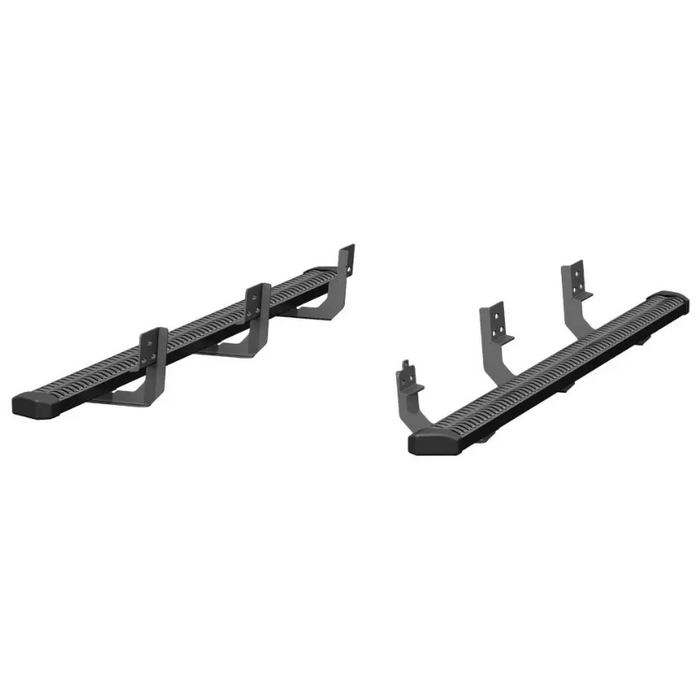 ARIES SlimGrip 5" x 78" Black Aluminum Running Boards, Fits Select RAM 1500 Extended Cab Model 2559005