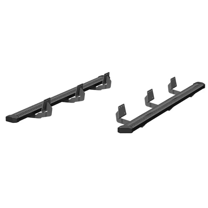 ARIES SlimGrip 5" x 88" Black Aluminum Running Boards, Fits Select RAM 1500 Crew Cab Model 2559007