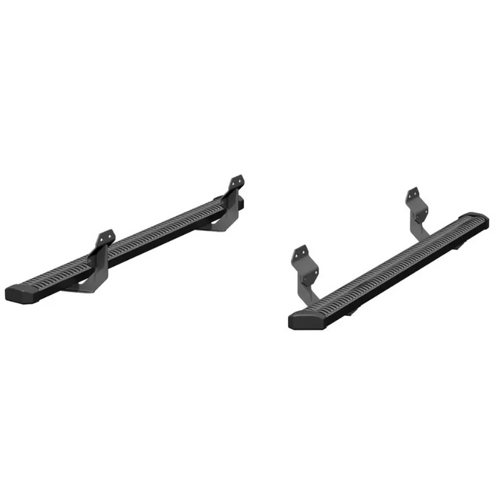 ARIES SlimGrip 5" x 78" Black Aluminum Running Boards, Fits Select Ford F-150, F-250 Super Duty, F-350 Super Duty, F-450 Super Duty, F-550 Super Duty Model 2559012