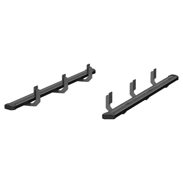 ARIES SlimGrip 5" x 88" Black Aluminum Running Boards, Fits Select F-250 Super Duty, F-350 Super Duty, F-450 Super Duty Model 2559024