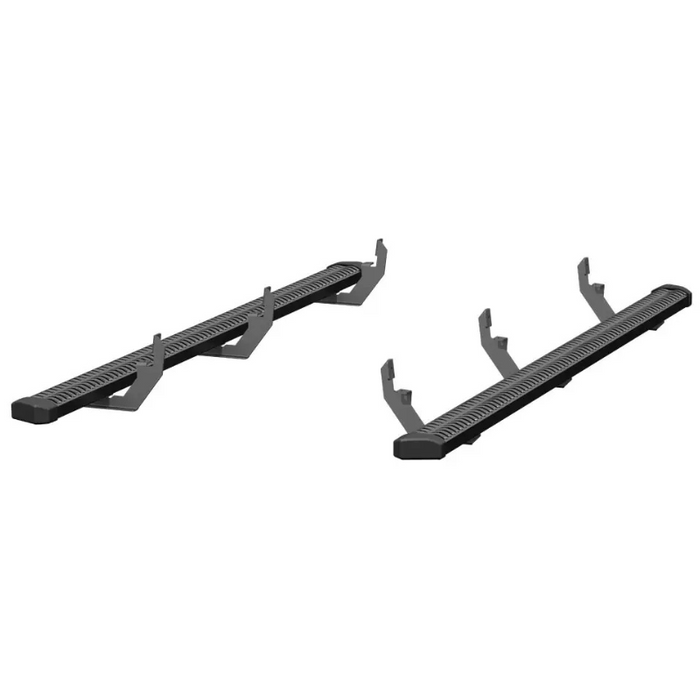 ARIES SlimGrip 5" x 88" Black Aluminum Running Boards, Fits Select Chevrolet Colorado, GMC Canyon Model 2559044
