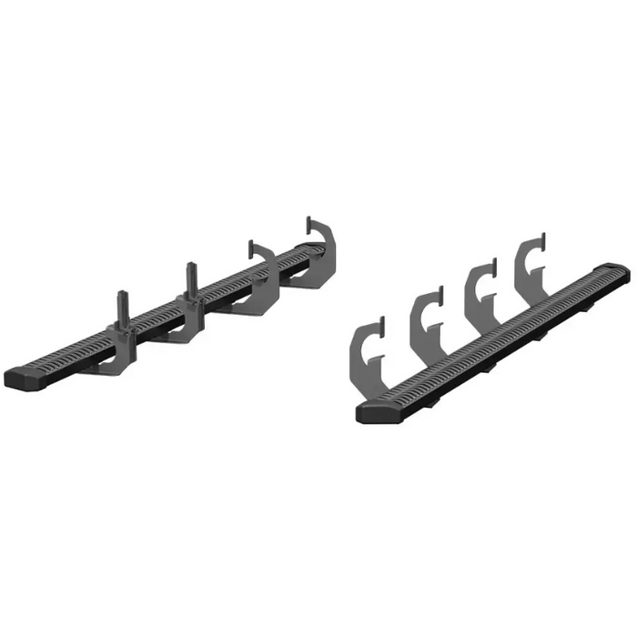 ARIES SlimGrip 5" x 88" Black Aluminum Running Boards, Fits Select Chevrolet Silverado, GMC Sierra Model 2559046