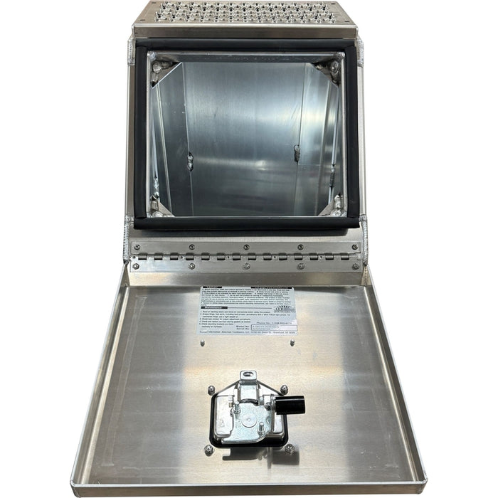 ATB Step Saddle Box 25"H x 28"D x 12"W Drop Open Door Model A-SB51S-252812D-S