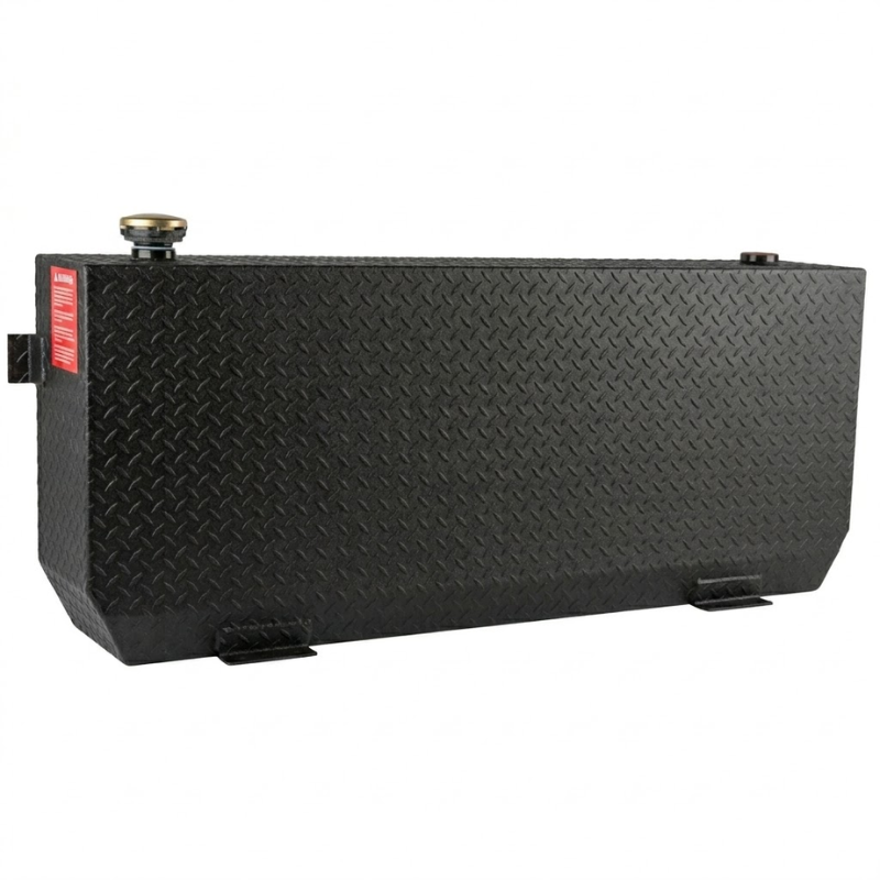 ATI 51 Gallon Rectangle Transfer Tank Black Aluminum Model # TTR51