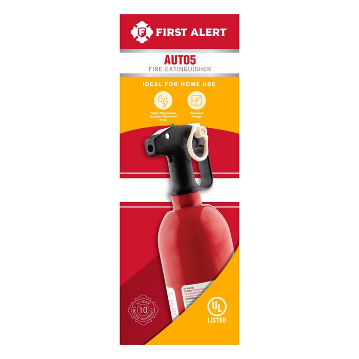 BRK First Alert Automotive Fire Extinguisher UL Rated 5-B:C FESA5 Model AUTO5