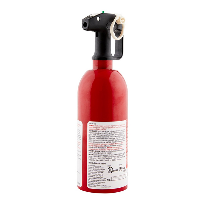BRK First Alert Automotive Fire Extinguisher UL Rated 5-B:C FESA5 Model AUTO5