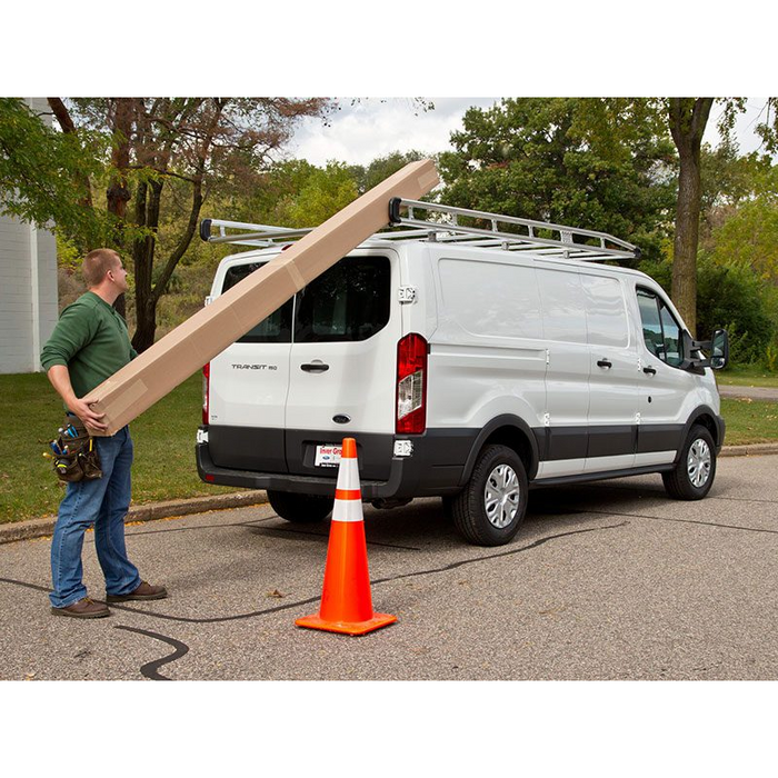 Prime Design AluRack For Ford Transit Long Wheelbase Low Roof Anodized Aluminum Model AR1909
