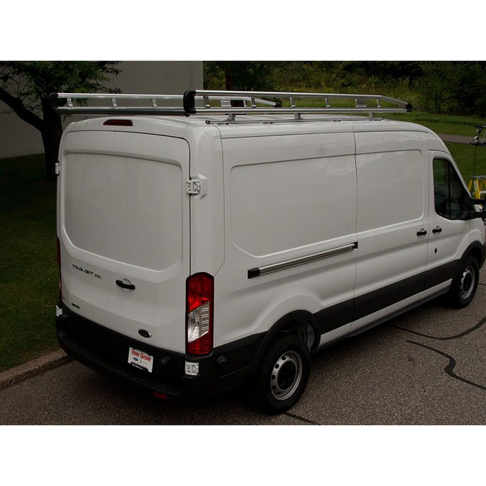 Prime Design AluRack For Ford Transit Long Wheelbase Mid Roof Anodized Aluminum Model AR1910