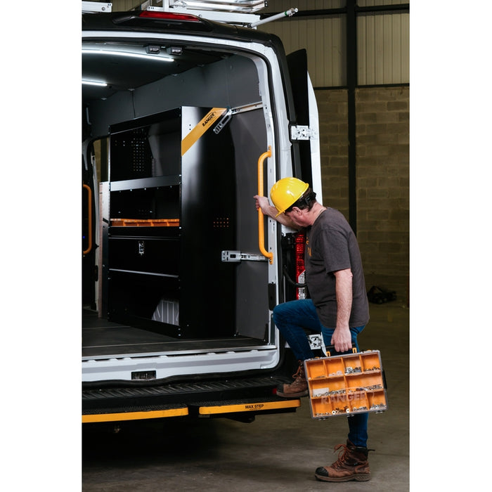 Ranger Design B5 4 Tray Steel Van Shelving for Low Roof Vans 14"x60"x44.5" Model B5-RS60-4