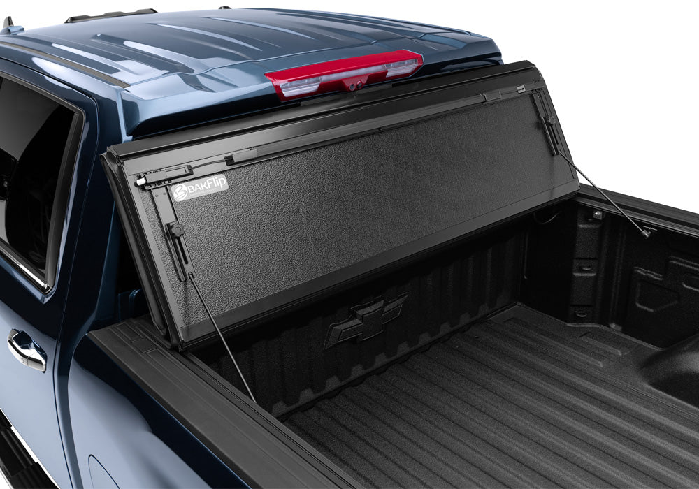 BAK BAKFlip G2 Hard Folding Truck Bed Tonneau Cover Fits -22 GM Silverado, Sierra HD 2500/3500 6.10ft Bed Model 226133