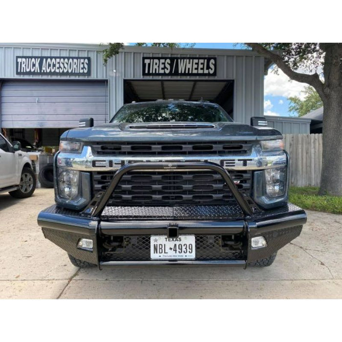 Ranch Hand Legend BullNose Series Front Bumper Fits Select 20-23 Chevrolet Silverado 2500 HD/3500 HD Model BTC201BLR