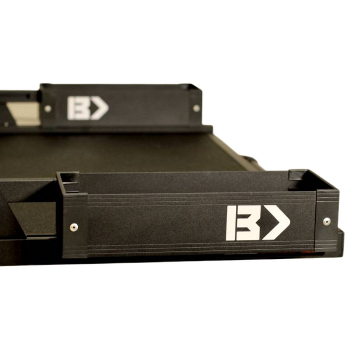 Bedslide BedBin Black Mini Kix 7 Inch X 18 Inch 2 pc Bin Kit Model BSA-MKB