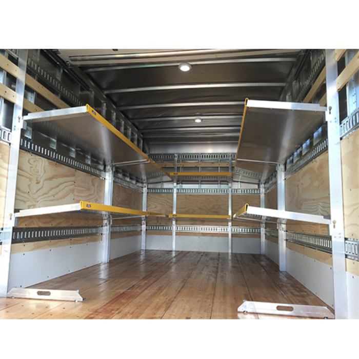 Brute Universal 48 In Van Folding Shelves Aluminum Model HFS2448