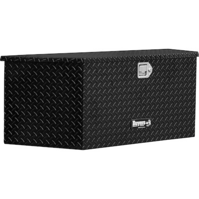 Buyers Products 49 Inch Wide Gloss Black Diamond Tread Aluminum Trailer Tongue Truck Box Model 1721388