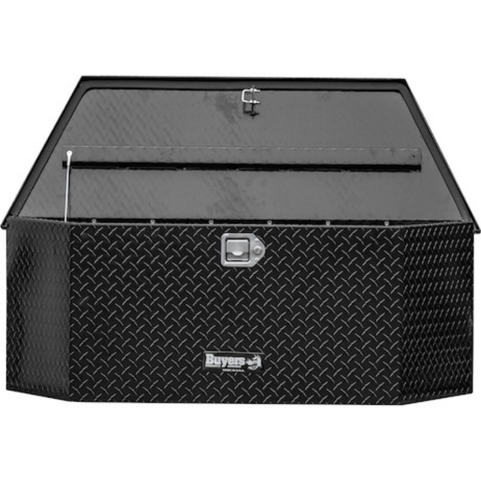 Buyers Products 49 Inch Wide Gloss Black Diamond Tread Aluminum Trailer Tongue Truck Box Model 1721388