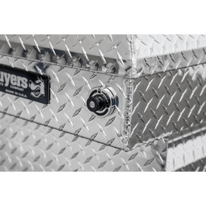 Buyers Products 23x20x71 Inch Diamond Tread Aluminum Crossover Truck Box Model 1709440