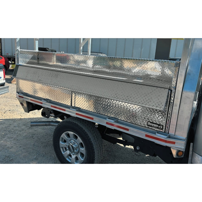 Buyers Products Heavy-Duty Diamond Tread Open-Top Cargo Basket 9.5x16x96 Model 1744194