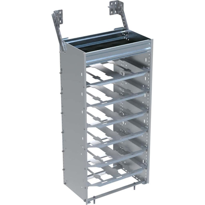 Ranger Design Composite Aluminum Partskeeper Cabinet for Milwaukee Packout Organizers w/ Plywood Shelves 15"x21.8"x44.5" Model C4-MA20-6