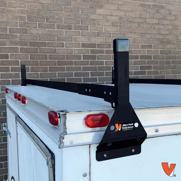 Vantech 4-Bar Black Steel (82"- 90") Side Mount Rack System Box Truck / Trailer Model C46004158B