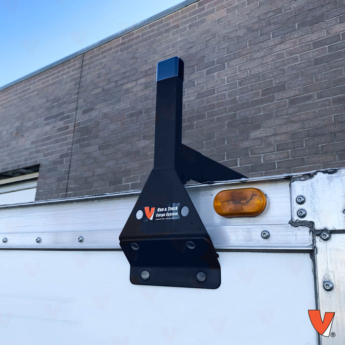 Vantech 2-Bar Black Aluminum (82"- 90") Side Mount Rack System Box Truck / Trailer Model C46002159B