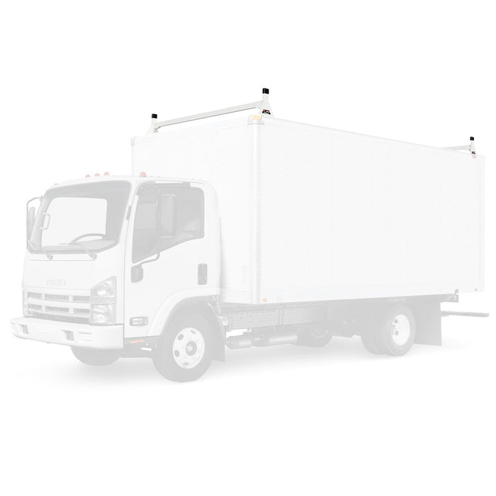 Vantech 2-Bar White Aluminum (94"- 102") Top Mount Rack System Box Truck / Trailer Model C46002361W