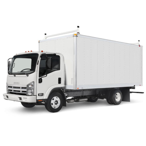 Vantech 2-Bar White Aluminum (82"- 90") Top Mount Rack System Box Truck / Trailer Model C46002359W
