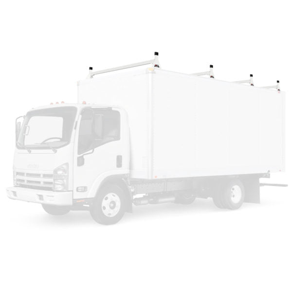 Vantech 4-Bar White Steel (82"- 90") Top Mount Rack System Box Truck / Trailer Model C46004358W