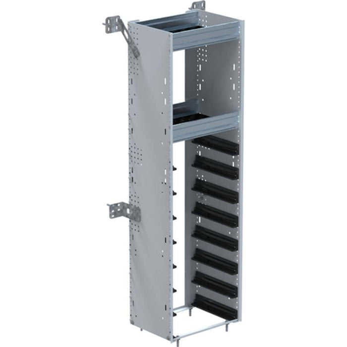 Ranger Design Partskeeper Parts Organizer Composite Aluminum Storage Cabinet w/ 2 Shelves 14"x19"x62" - No Carry Cases Model C5-UPA00