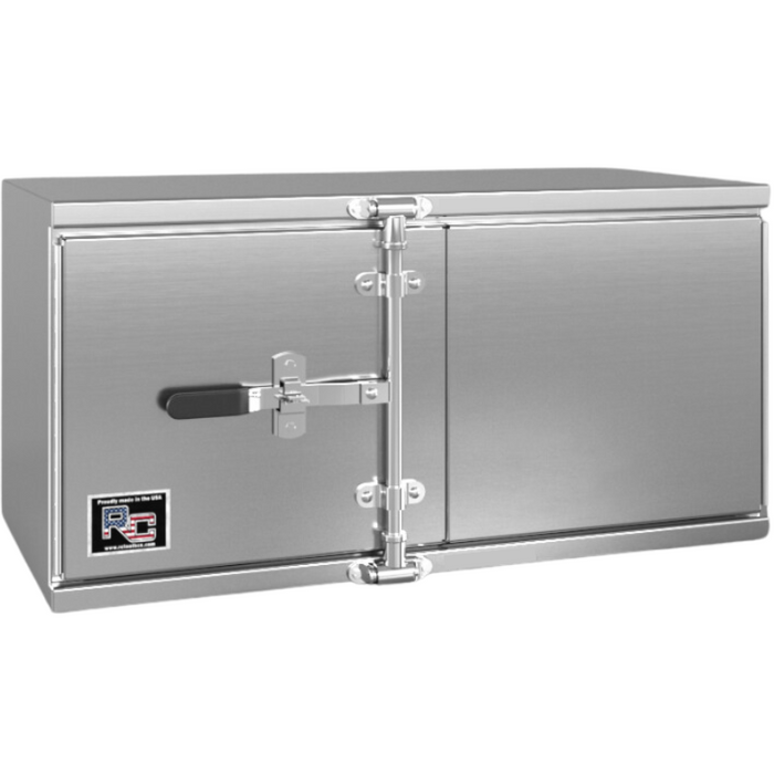 RC Industries Underbody Tool Box 60x24x24 CAM Latch Locking Mechanism Smooth Aluminum Roadside Model CAM602424F.X