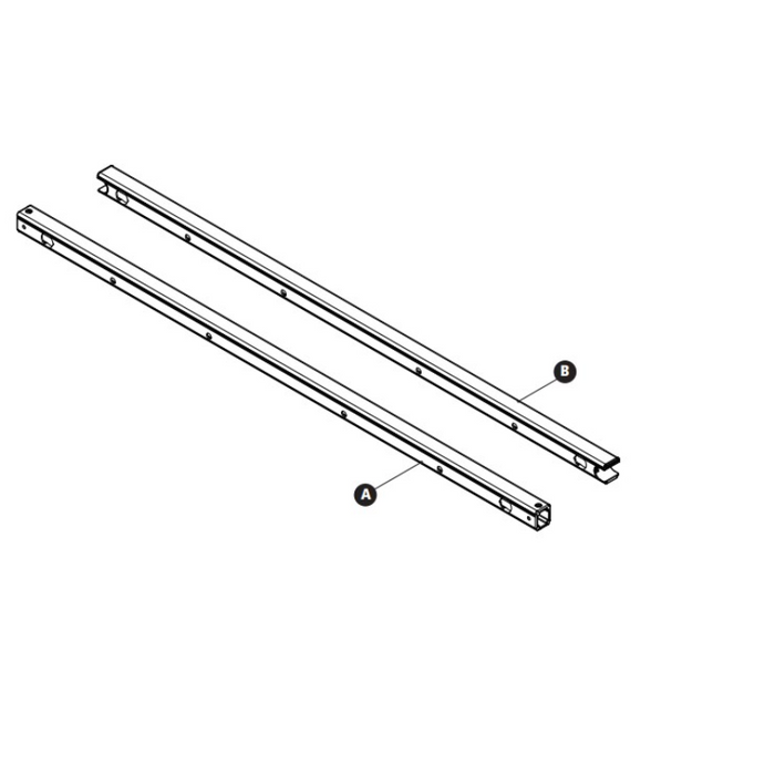 Prime Design ErgoRack Rotation Left & Rotation Right Crossbar Module Powder Coat Finish Model CBR-0001