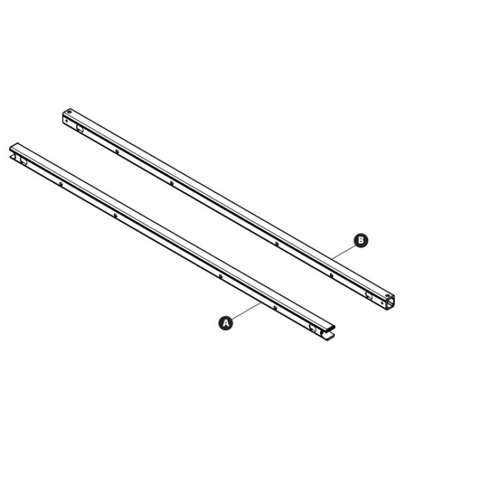 Prime Design ErgoRack Rotation Left & Rotation Right Crossbar Module Powder Coat Finish Model CBR-0003