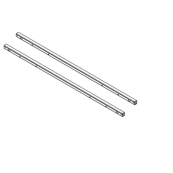Prime Design ErgoRack Two Crossbars Module 84" Family Crossbars Powder Coat Finish Model CBR-0016