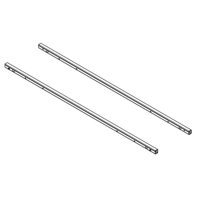Prime Design ErgoRack Two Crossbars Module 99" Family Crossbars Powder Coat Finish Model CBR-0020