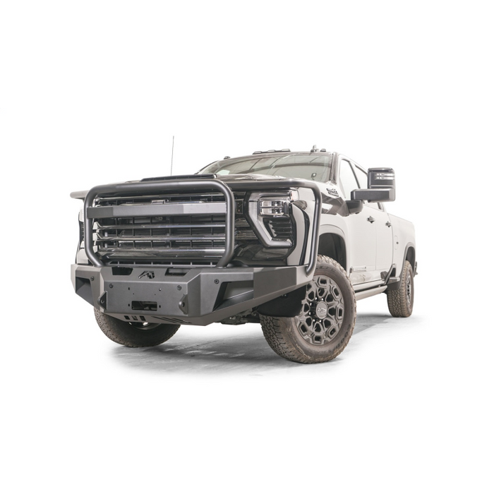 Fab Fours Premium Winch Front Bumper w/ Grille Guard Model CH24-A6150-1